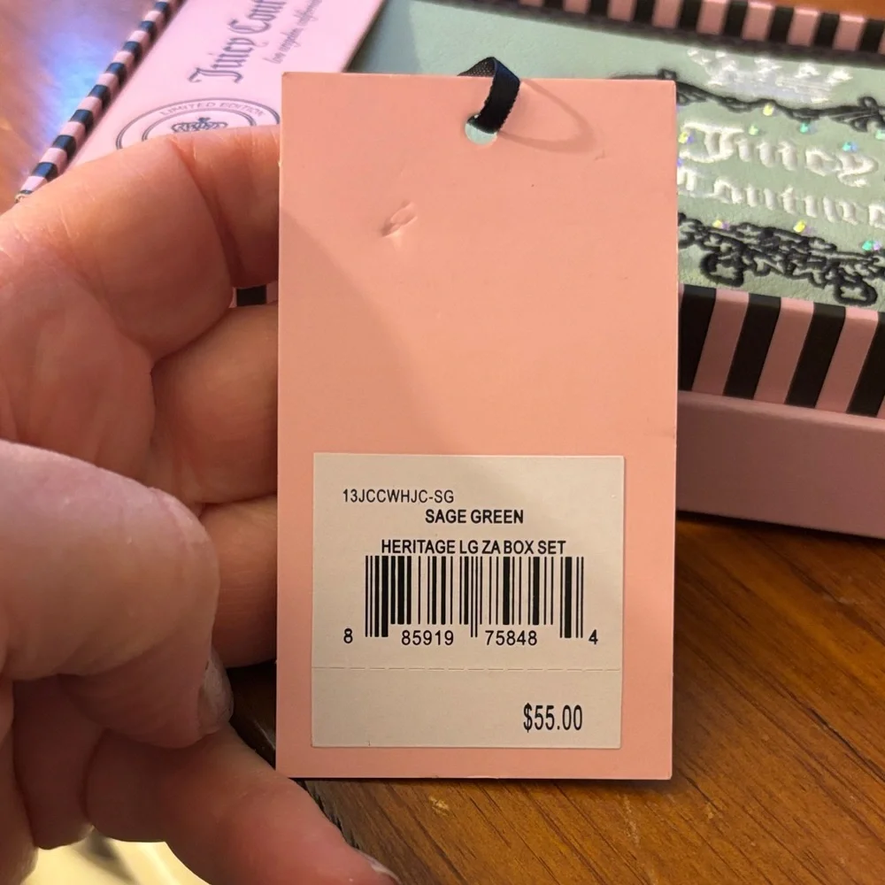 Juicy Couture Sage Green Heritage Wallet NIB